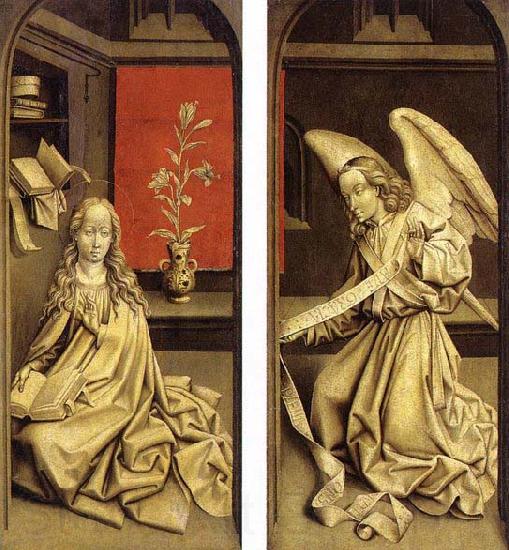 WEYDEN, Rogier van der Bladelin Triptych Germany oil painting art